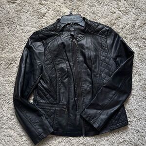 Alfani Faux Leather Jacket